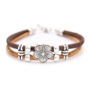 Blumen Armband (Bracelet) T&uuml;rkis