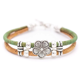 Blumen Armband (Bracelet) Gr&uuml;n
