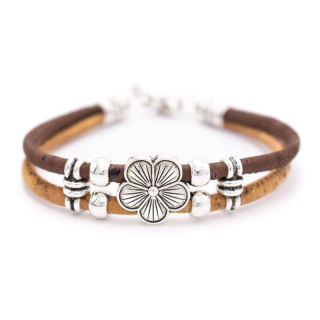 Blumen Armband (Bracelet) Braun