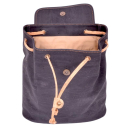 Schwarzer Rucksack mit Muster (backpack)