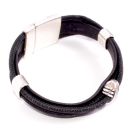 Schwarzes Armband (Bracelet) 18,5 cm