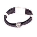 Schwarzes Armband (Bracelet) 20 cm