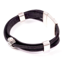 Schwarzes Armband (Bracelet) 20 cm