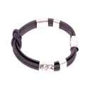 Korkarmband schwarz (Bracelet)