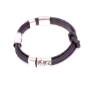 Korkarmband schwarz (Bracelet)