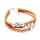 Perlen Blumen Armband (Bracelet) Orange