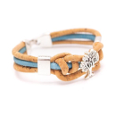 Knoten Lebensbaum Armband (Bracelet) gr&uuml;n
