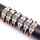 Perlen Lebensbaum Armband (Bracelet) schwarz